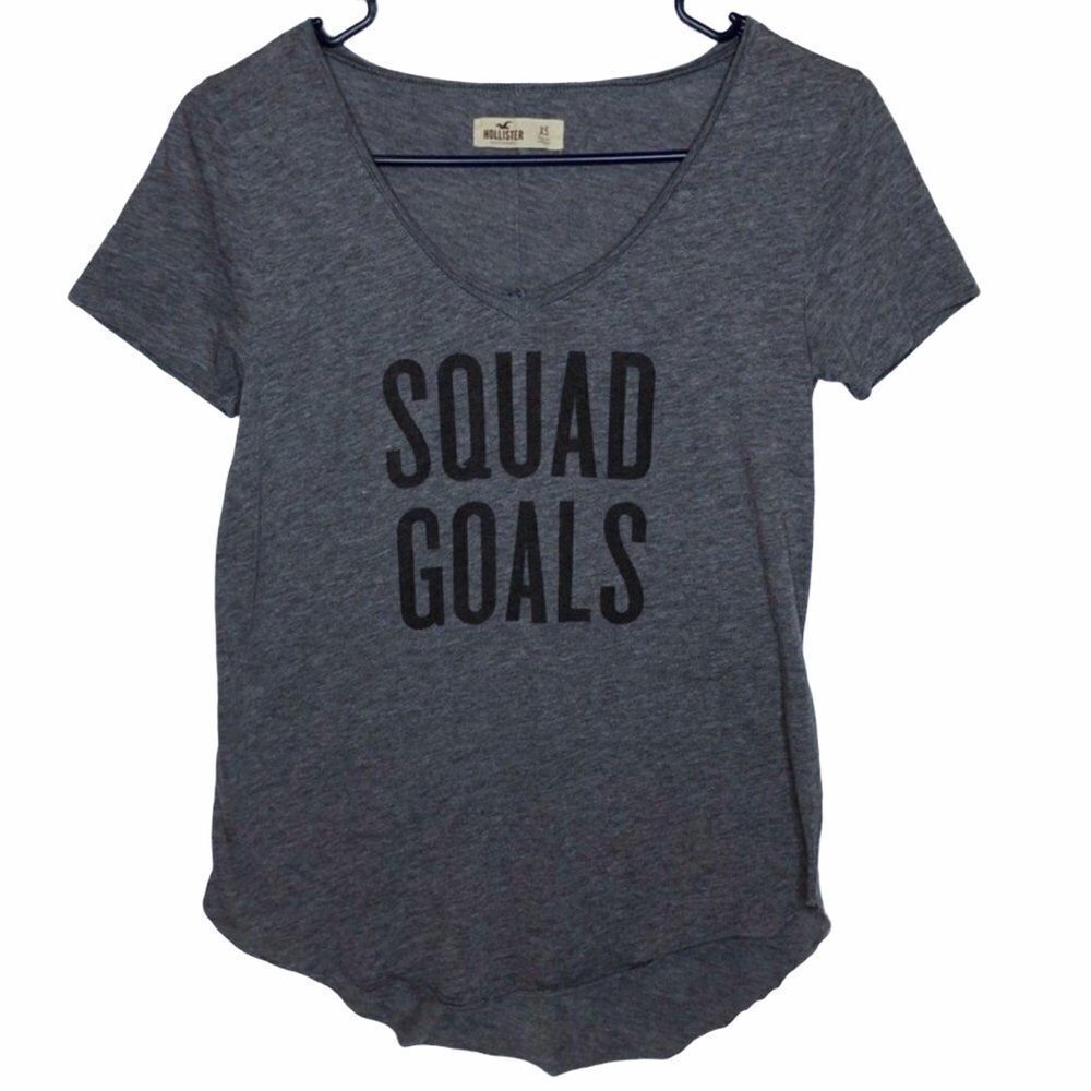 Hollister‎ graphic tee Size XS Squad Goals